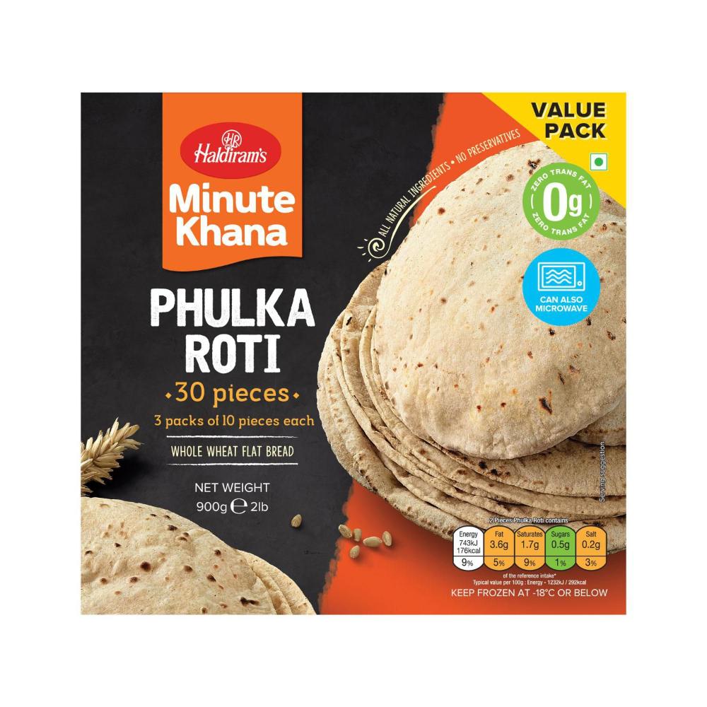 Haldiram Phulka Roti ( 30 Pcs) 900g