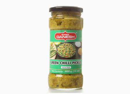 Shree Ganesh Green Chilli Pickle 400 Gm