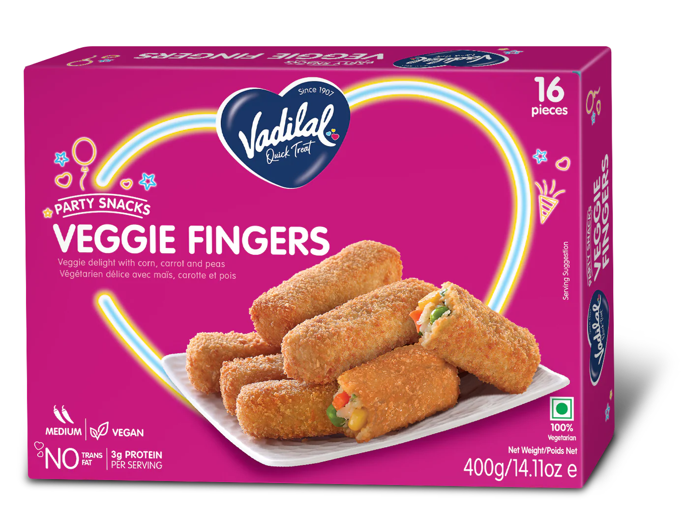 Vadilal Veggie Fingers 400gm