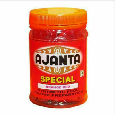 Ajanta Food Colour Orange Red 100g