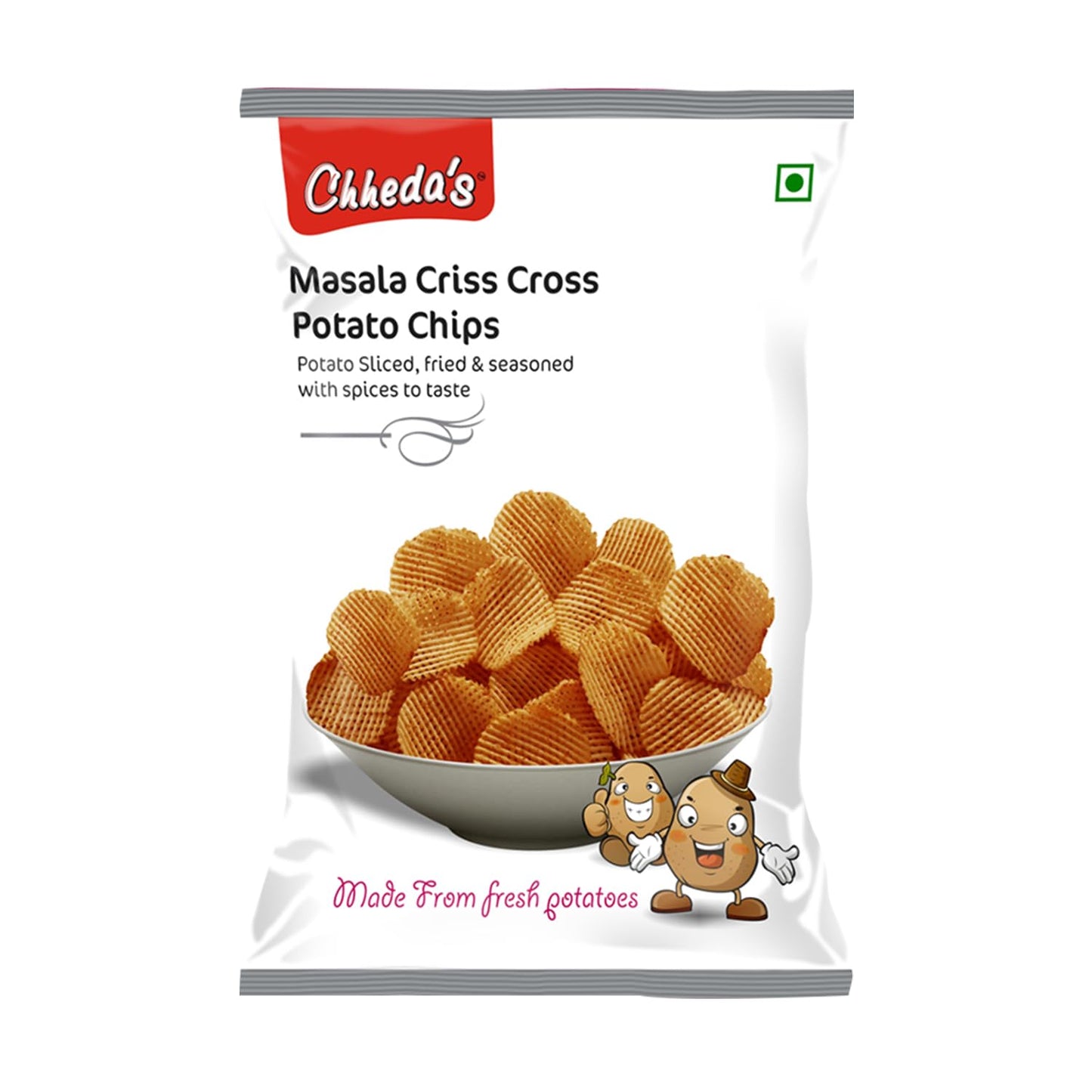 Chheda's masala criss cross potato chips 170gm