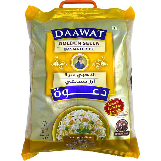Daawat Golden Sella Basmati Rice 5Kg