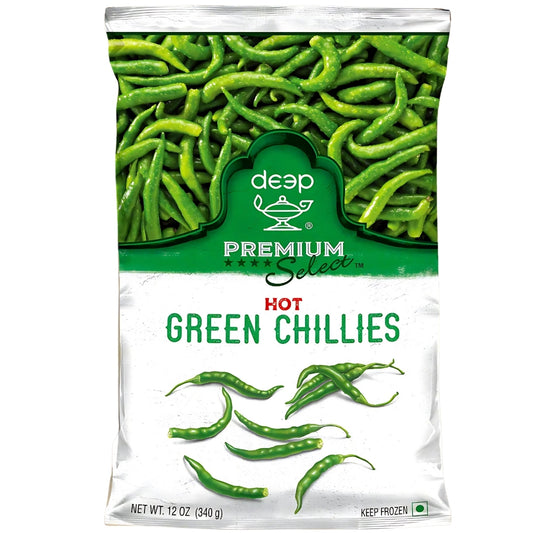 Deep Green Chilli Hot 340 Gm