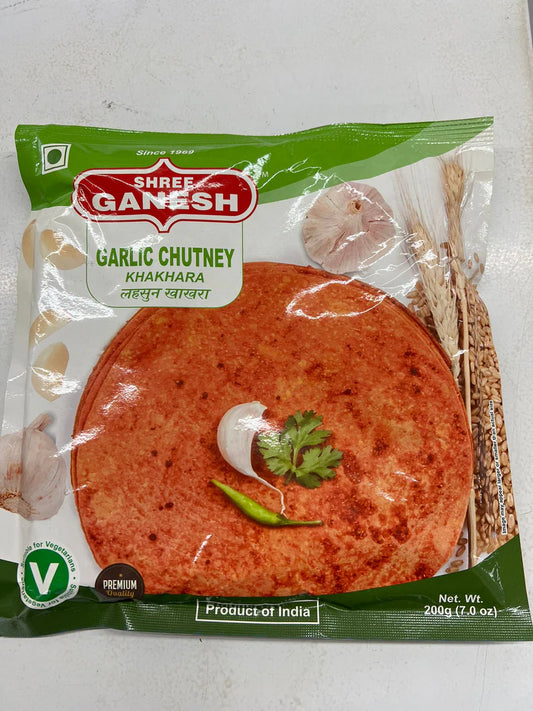 Ganesh Garlic Chutney Khakhra 200 gm