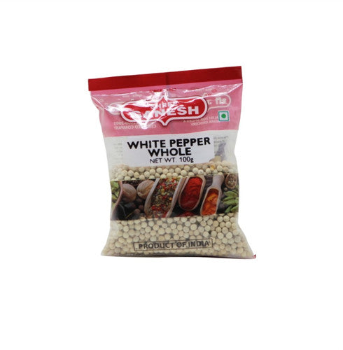 Ganesh White Pepper Whole 100 gm