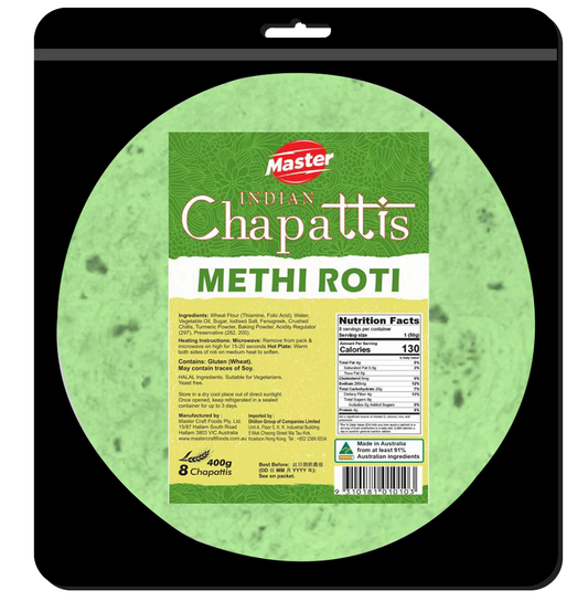 Master Craft Methi Roti 8pc