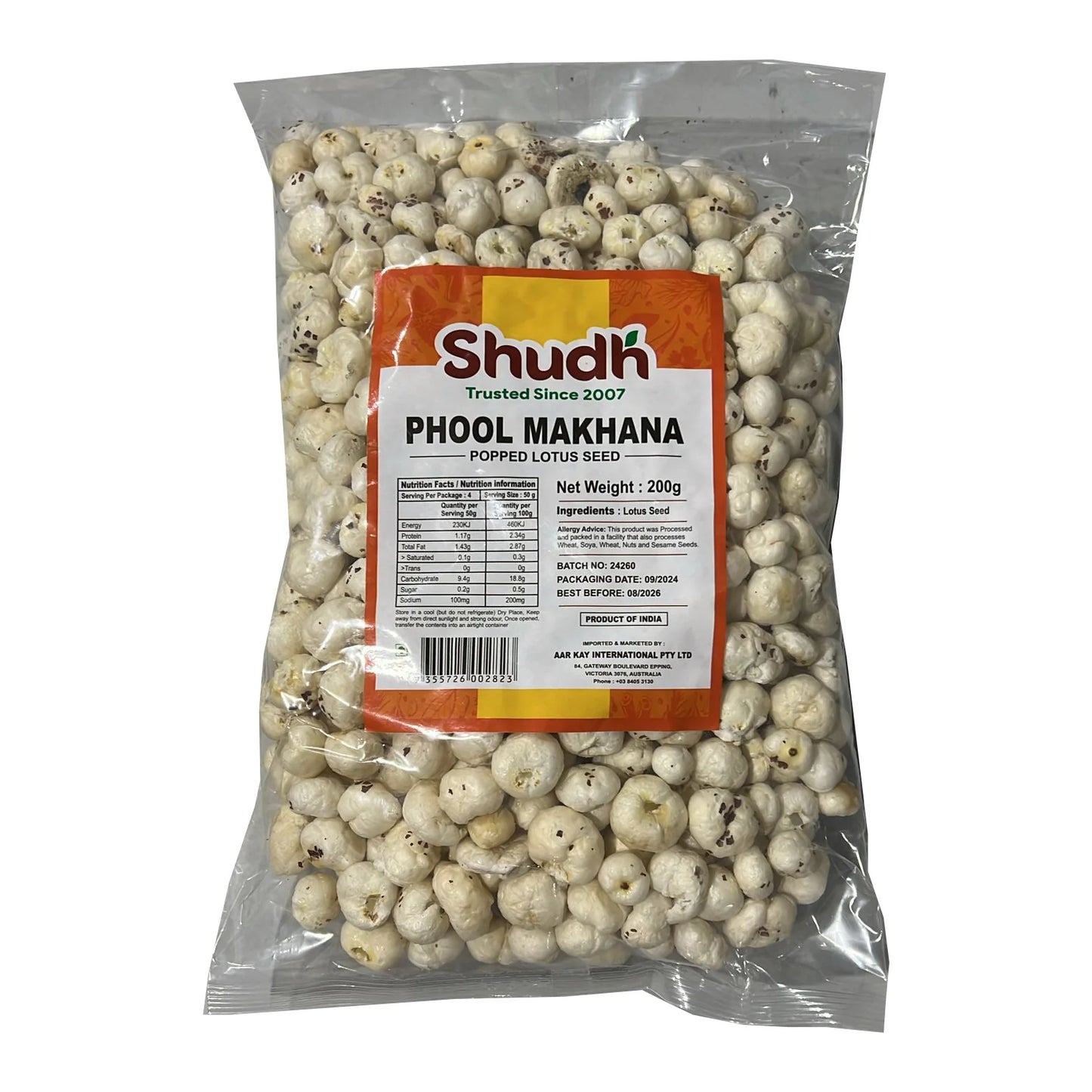 Shudh Phool Makhana 200 gm