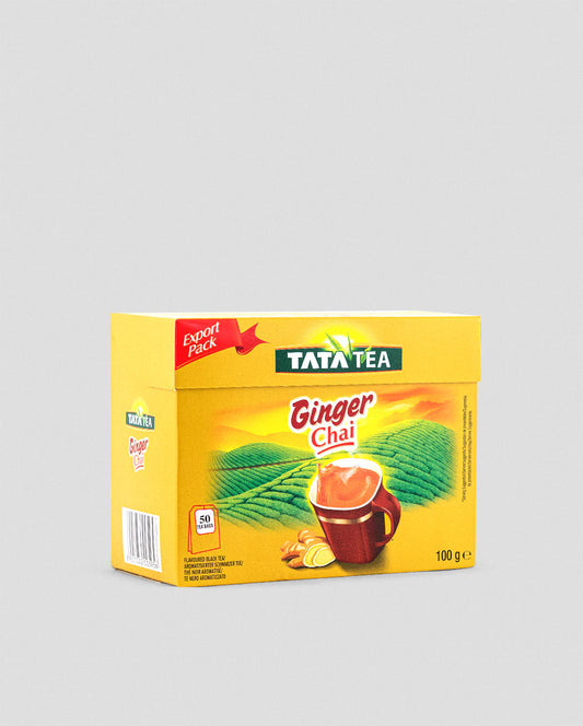 Tata Tea Ginger Chai 100g (50TeaBags)