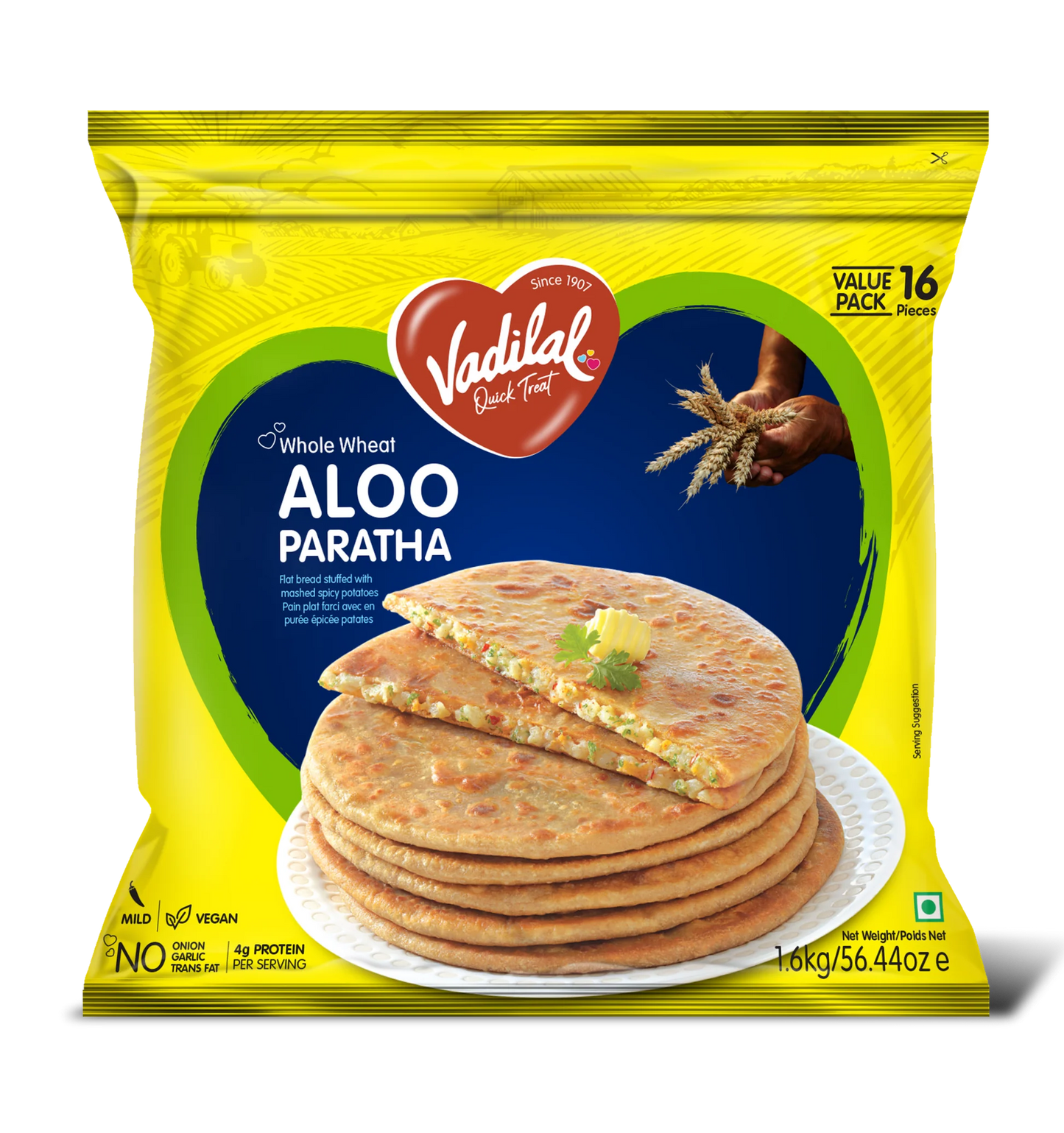 Vadilal Bulk Aloo Paratha 1.6Kg