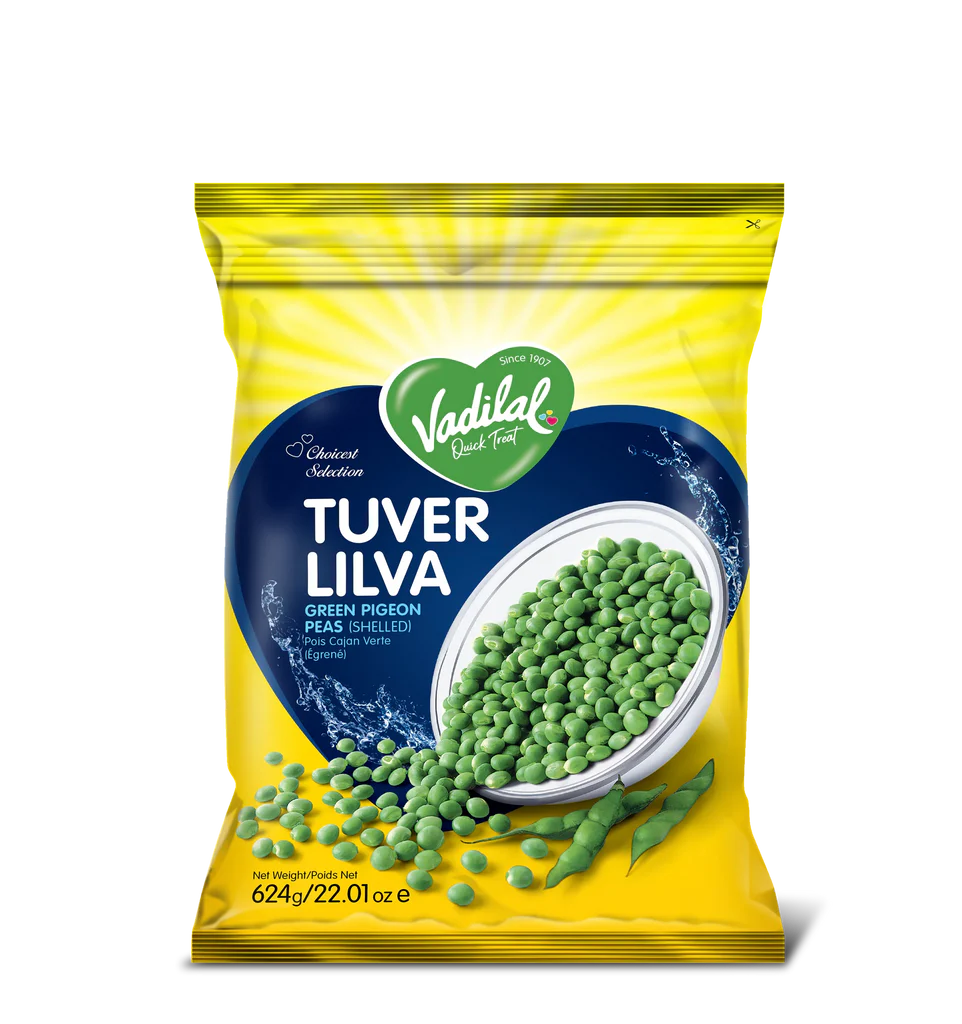 Vadilal Bulk Tuver Lilva 624gm